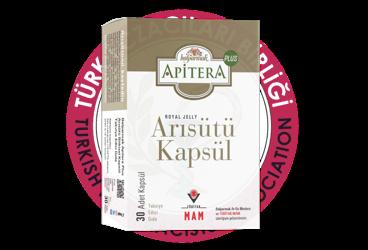 APITERA PLUS ARI SUTU ICEREN TAKVIYE EDICI GIDA  30 kapsül