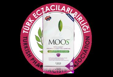 MOOS KEPEK KARSITI KUKURTLU & SOGUT OZLU TUZSUZ SAMPUAN  200 ml şişe