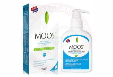 MOOS SIVILCE KARSITI YOSUN VE SOGUT OZLU LIKID YUZ TEMIZLEYICI  200 ml şişe