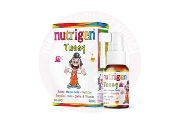 NUTRIGEN TUSSY SPREY TAKVIYE EDICI GIDA  25 ml şişe