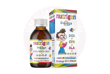 NUTRIGEN OMEGA CILEK AROMALI BALIK YAGI  200 ml şişe