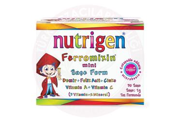 NUTRIGEN FERROMIXIN MINI TAKVIYE EDICI GIDA SASE  30 saşe