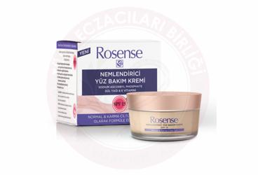 ROSENSE NEMLENDIRICI YUZ BAKIM KREMI (NORMAL VE KARMA CILT)  50 ml