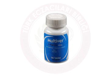 MULTIVER VITAMIN VE MINERAL TAKVIYESI  90 tablet