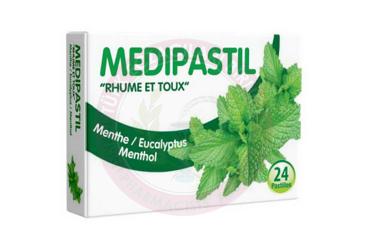 MEDIPASTIL NANE, OKALIPTUS, MENTOL  24 pastil