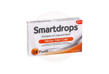 SMART-DROPS C VITAMINLI PORTAKALLI PASTIL  24 pastil