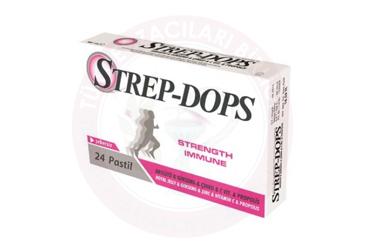 STREP-DROPS STRENGTH IMMUNE ARISUTU & GINSENG & CINKO & C VIT & PROPOLIS PASTIL  24 pastil