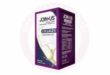 JOIN US COLLAGEN VE HYALURONIK ASIT ICEREN TAKVIYE EDICI GIDA KAPSUL  90 kapsül