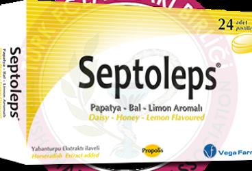 SEPTOLEPS PAPATYA-BAL-LIMON AROMALI PASTIL  24 pastil