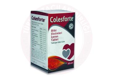 COLESFORTE BITKI EKSTRELERI ICEREN TAKVIYE EDICI GIDA TABLET  60 tablet
