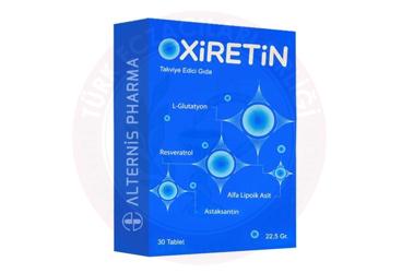 OXIRETIN L-GLUTATYON, RESVERATROL, ASTAKSANTIN VE LUTEIN ICEREN TAKVIYE EDICI GIDA  30 tablet