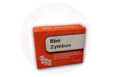 BBN ZYMBON KALSIYUM, MAGNEZYUM, CINKO VE VITAMIN K2 (MENAKUINON 7) ICEREN TAKVIYE EDICI GIDA  60 tablet