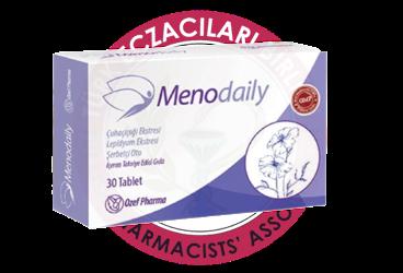 MENODAILY CUHACICEGI EKSTRESI, LEPIDYUM EKSTRESI VE SERBETCI OTU ICEREN TAKVIYE EDICI GIDA  30 tablet