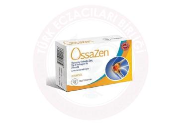 OSSAZEN ZENCEFIL, YUMURTA KABUGU ZARI VE TIP II KOLLAJEN VE ZENCEFIL ICEREN TAKVIYE EDICI GIDA  30 kapsül