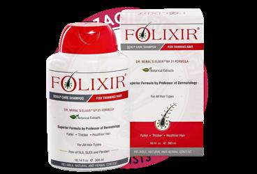 FOLIXIR SAC DOKULMESINE KARSI SAMPUAN  300 ml şişe
