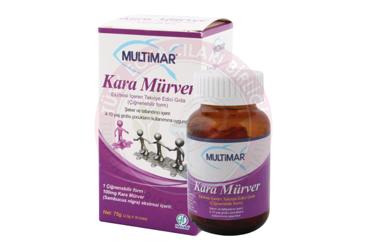 MULTIMAR KARA MURVER EKSTRESI ICEREN TAKVIYE EDICI GIDA  30 tablet