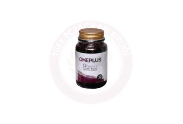 OMEPLUS OMEGA 3, FOLIK ASIT, B12, IYOT, SELENYUM VE ZENCEFIL ICEREN TAKVIYE EDICI GIDA KAPSUL  30 kapsül
