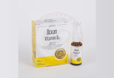 OCEAN VITAMIN D3 SPREY 400 IU 20 ml şişe