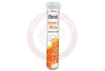 EFERVIT VITAMIN C EFERVESAN TABLET  20 tablet
