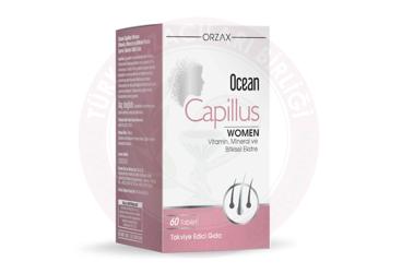 OCEAN CAPILLUS WOMEN VITAMIN, MINERAL VE BITKISEL EKSTRE ICEREN TAKVIYE EDICI GIDA  60 tablet