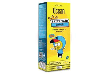 OCEAN BALIK YAGI SURUP KRAL SAKIR LIMON AROMALI TAKVIYE EDICI GIDA  150 ml şişe