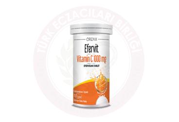 OCEAN EFERVIT VITAMIN C EFERVESAN TABLET 1000 mg 10 tablet