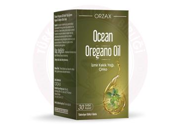 OCEAN OREGANO OIL IZMIR KEKIK YAGI, CINKO ICEREN TAKVIYE EDICI GIDA  30 kapsül