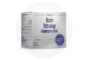 OCEAN EXTRAMAG MAGNEZYUM SITRAT ICEREN EFERVESAN SASE TAKVIYE EDICI GIDA 250 mg 30 saşe