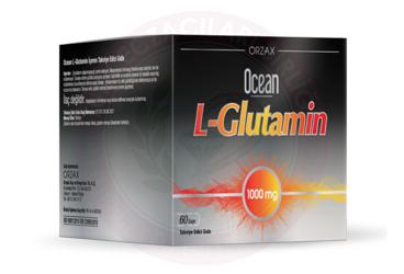 OCEAN L-GLUTAMIN ICEREN SASE TAKVIYE EDICI GIDA 1000 mg 60 saşe