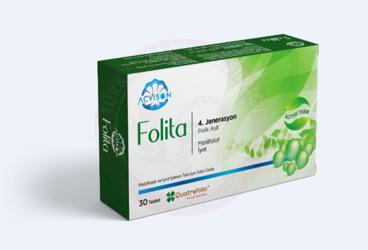 ACVISON FOLITA METILFOLAT VE IYOT ICEREN TAKVIYE EDICI GIDA   30 tablet
