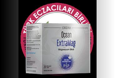 OCEAN EXTRAMAG P-5-P + MAGNEZYUM ICEREN TAKVIYE EDICI GIDA  30 saşe