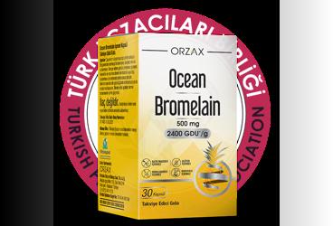 OCEAN BROMELAIN ICEREN TAKVIYE EDICI GIDA  30 kapsül