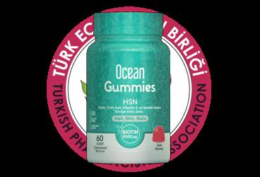 OCEAN GUMMIES HSN TAKVIYE EDICI GIDA CIGNENEBILIR JEL  60 jel