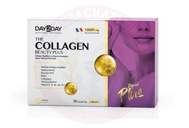 DAY2DAY THE COLLAGEN BEAUTY PLUS TAKVIYE EDICI GIDA 10000 mg 30x40 ml tüp