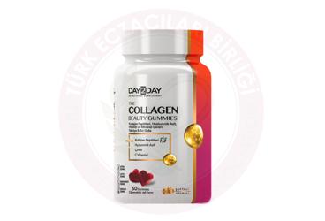 DAY2DAY THE COLLAGEN BEAUTY GUMMIES CIGNENEBILIR JEL  60 jel