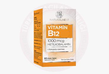 NATURALNEST VITAMIN B12 DILALTI TABLET  60 tablet