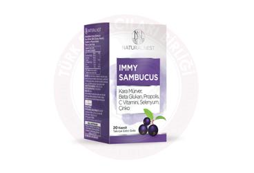 NATURALNEST IMMY SAMBUCUS TAKVIYE EDICI GIDA KAPSUL  20 kapsül
