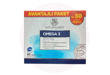 NATURALNEST OMEGA 3 BALIK YAGI KAPSUL  90 kapsül