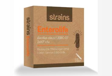 STRAINS ENTEROLIFE PROBIYOTIK MIKROORGANIZMA ICEREN TAKVIYE EDICI GIDA  5x5 ml flakon