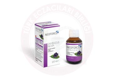 NEOFORCE SAMBUCUS NIGRA TAKVIYE EDICI GIDA SURUP  100 ml şişe