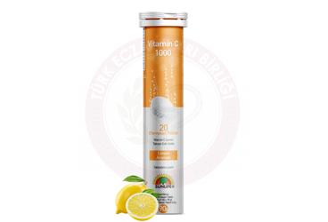 SUNLIFE VITAMIN C EFERVESAN TABLET 1000 mg 20 tablet