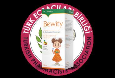 DR THOMSON BEWITY B KOMPLEKS VITAMINLERI ICEREN KARISIK MEYVE AROMALI SIVI TAKVIYE EDICI GIDA  100 ml şişe