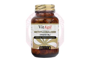 VITAGIL GOLD METHYCOBALAMIN VITAMIN B12 TAKVIYE EDICI GIDA  30 kapsül