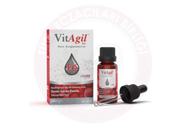 VITAGIL FE MICRO-ENCAPSULATED IRON, DEMIR ICEREN TAKVIYE EDICI GIDA  15 ml şişe