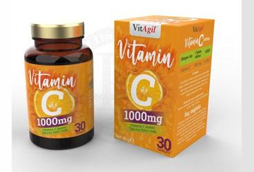 VITAGIL VITAMIN C ICEREN TAKVIYE EDICI GIDA 1000 mg 30 tablet