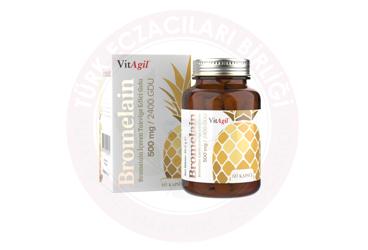 VITAGIL BROMELAIN TAKVIYE EDICI GIDA  60 kapsül