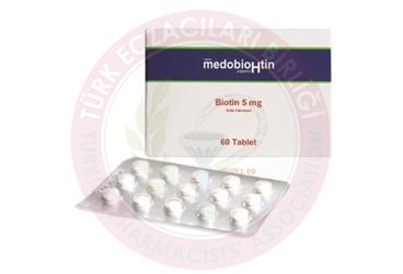 NUTRA MEDOBIOHTIN BIOTIN ICEREN TABLET 5 mg 60 tablet