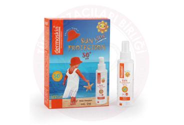 DERMOSKIN SUN PROTECTION SPRAY FOR KIDS SPF+50  100 ml şişe