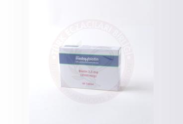 NUTRA MEDOHBIOHTIN BIOTIN ICEREN TABLET 2,5 mg 60 tablet