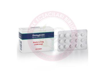 NUTRA MEDOHBIOHTIN BIOTIN ICEREN TABLET 2,5 mg 120 tablet